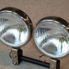 6" spot lights with the bumper tube brackets
