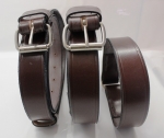 Brown strap set on case