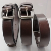 Brown strap set on case