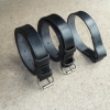 Black leather strap set