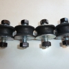 4 bonded rubber mounts